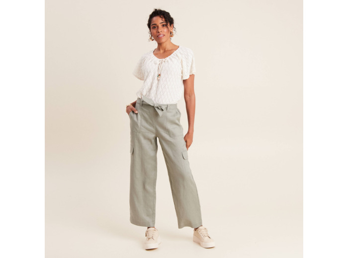 Pantalon large 7/8ème