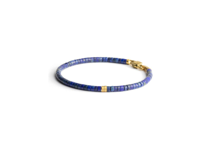 Bracelet Gemini Classics en acier et lapis lazuli
