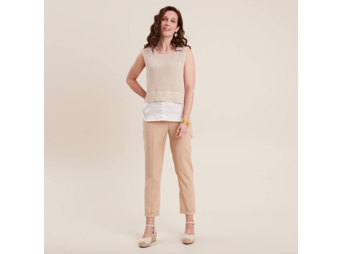 Pantalon carotte 7/8ème