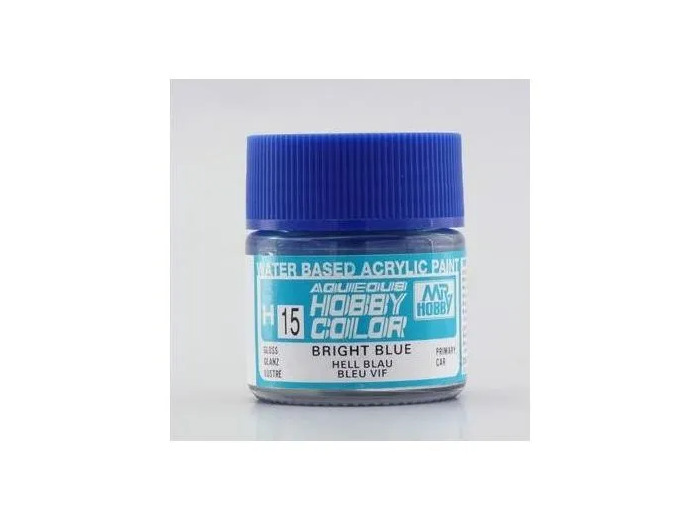 PEINTURE MAQUETTE MR HOBBY H015 BLEU VIF BRILLANT 10ML