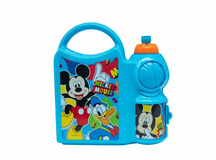 Boite à gouter et sa gourde 400ML Mickey