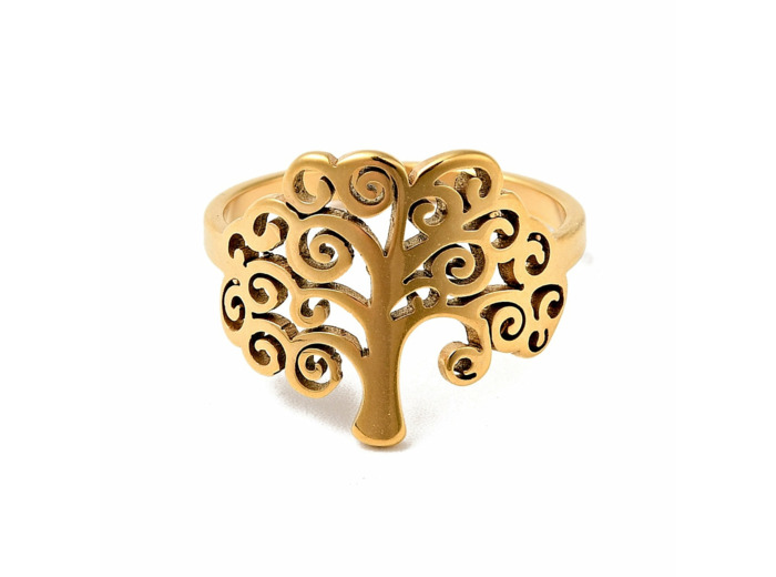 TREE BAGUE ACIER INOXYDABLE