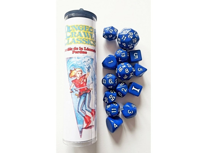 Dungeon Crawl Classics : Set 14 dés Lémurie