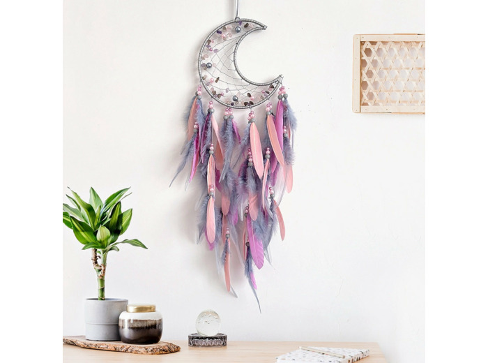 Attrape soleil quartz rose  améthyste et quartz fumé