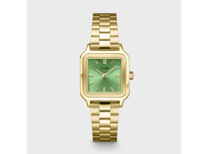 Cluse Gracieuse Petite Watch Steel, Light Green, Gold Colour