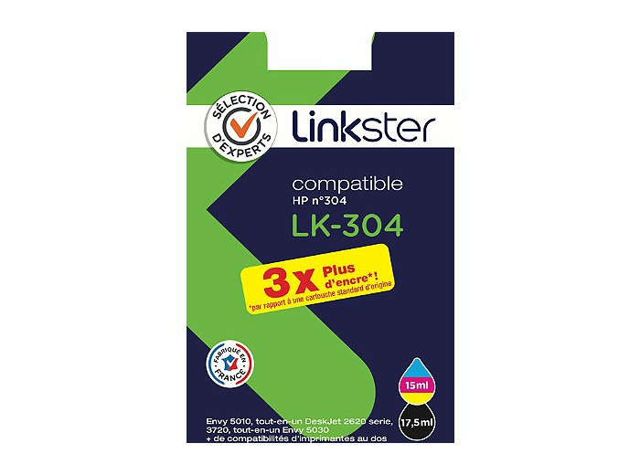 Cartouche d'encre lk-304 pack xl noir + couleurs compatible hp 304