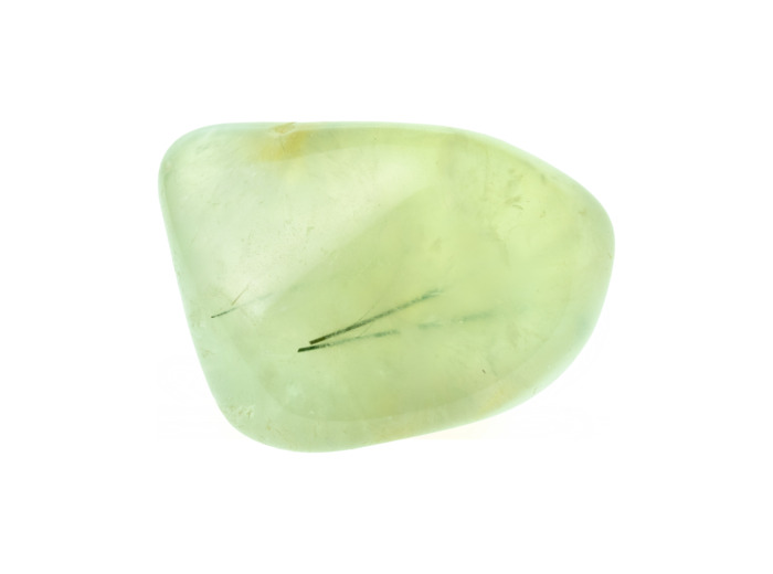 Prehnite pierre roulée phrénite