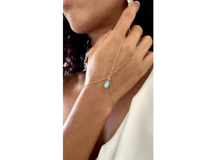 Bracelet bague Nésia