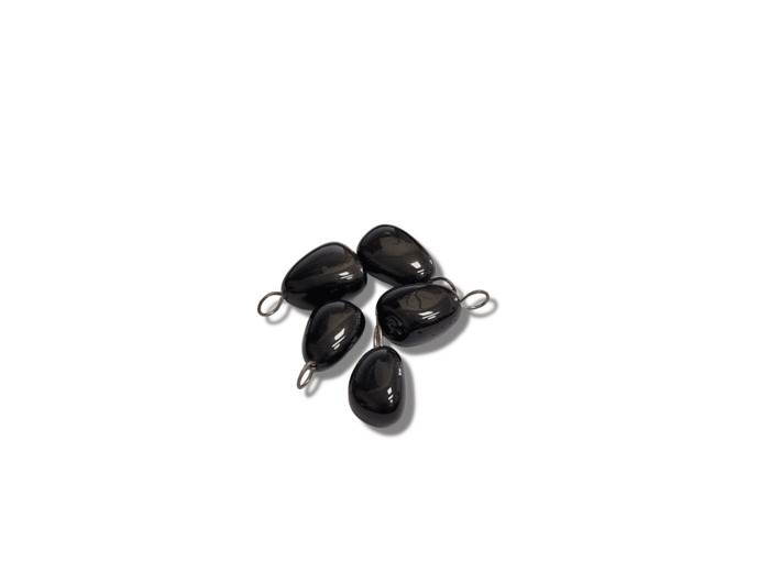 Obsidienne œil céleste Pend pierre roulée