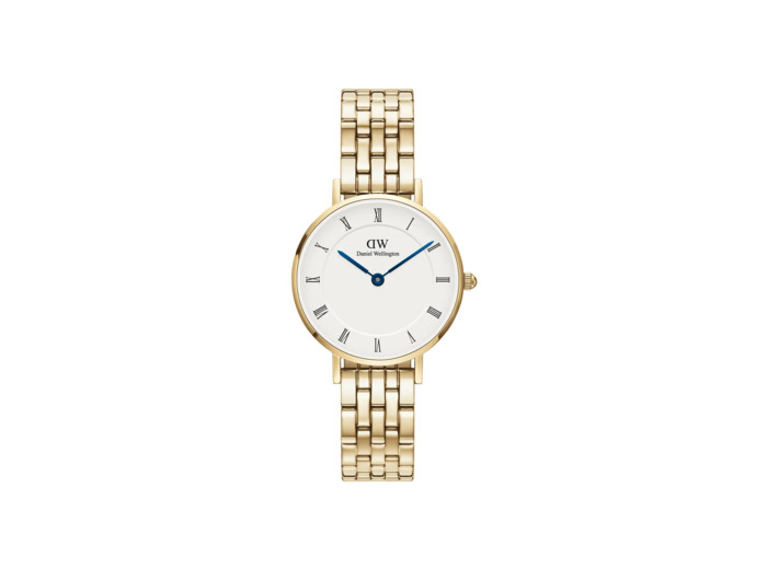 Montre Daniel Wellington Petite Roman Numerals 5-Link Gold 28mm