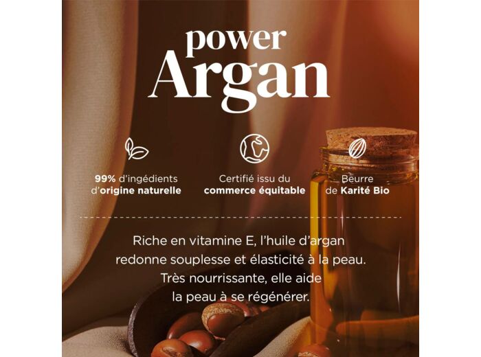 Power argan - Huile corps nourrissante 50ml