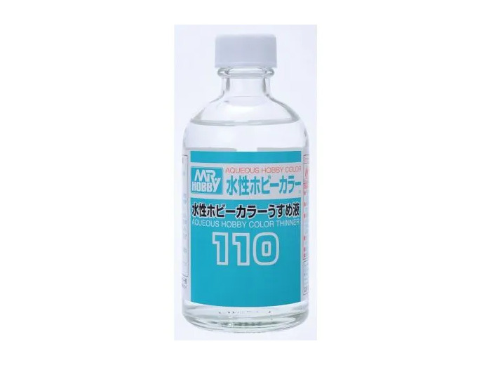GUNZE T-110 MR. AQUEOUS HOBBY COLOR THINNER 110 (110 ML)
