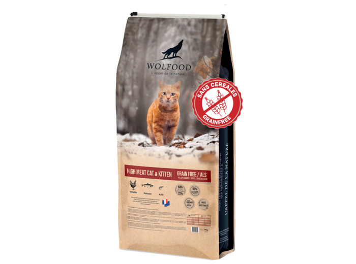High meat cat & Kitten - 10kg