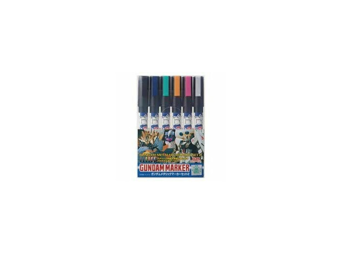 GUNDAM - Gundam Marker AMS-125 Metallic Set 2 MIX PRODERIV