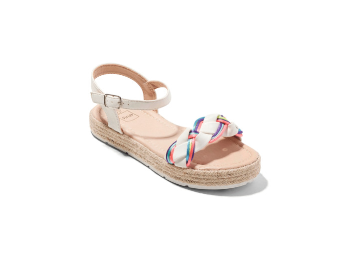 Sandale ouverte junior fille blanc