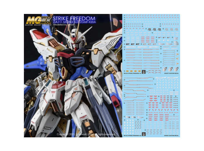 Water Decals MGEX Strike Freedom