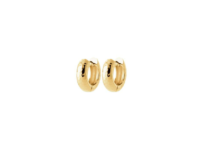 Boucles d'oreilles créoles en plaqué or