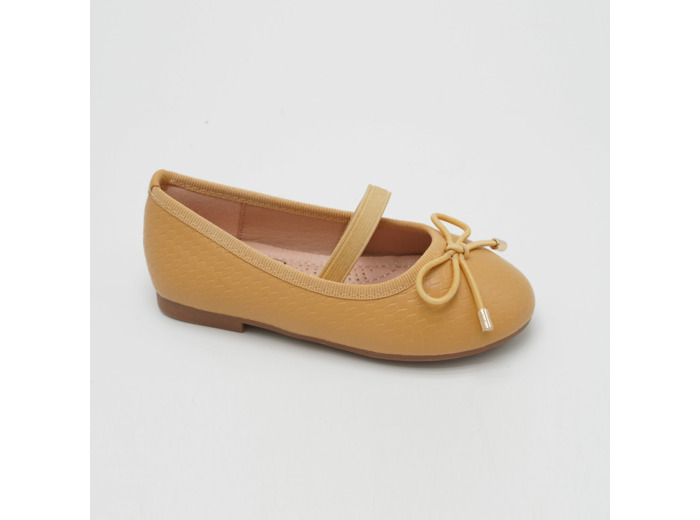 Ballerine fille camel