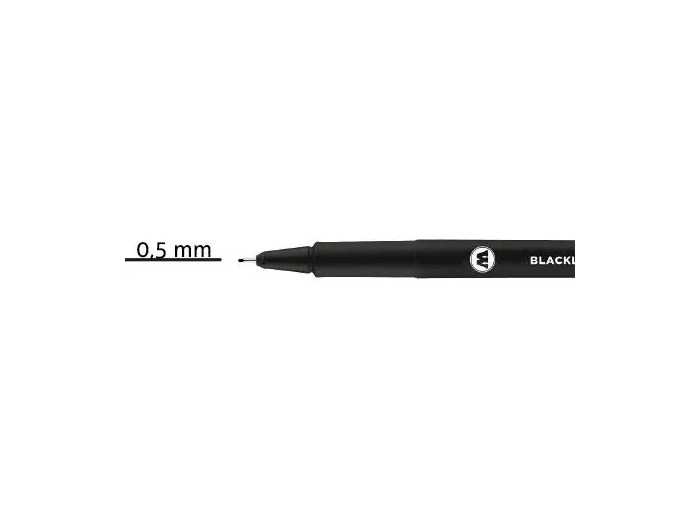 Feutre fin noir Blackliner 0.5mm