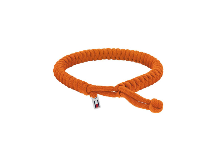 Bracelet Tommy Hilfiger en textile orange