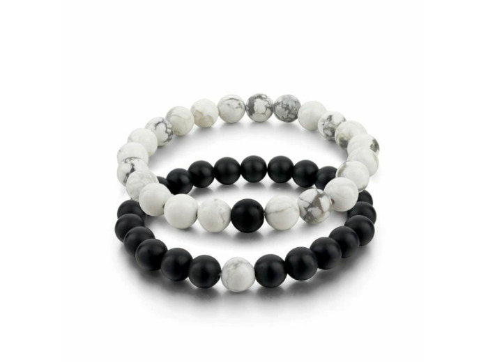 Bracelet homme duo yin yang