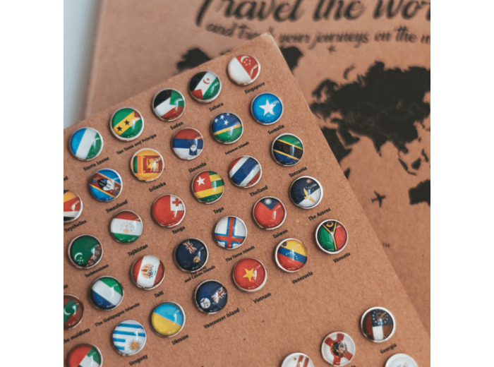 Pins Drapeaux du Monde