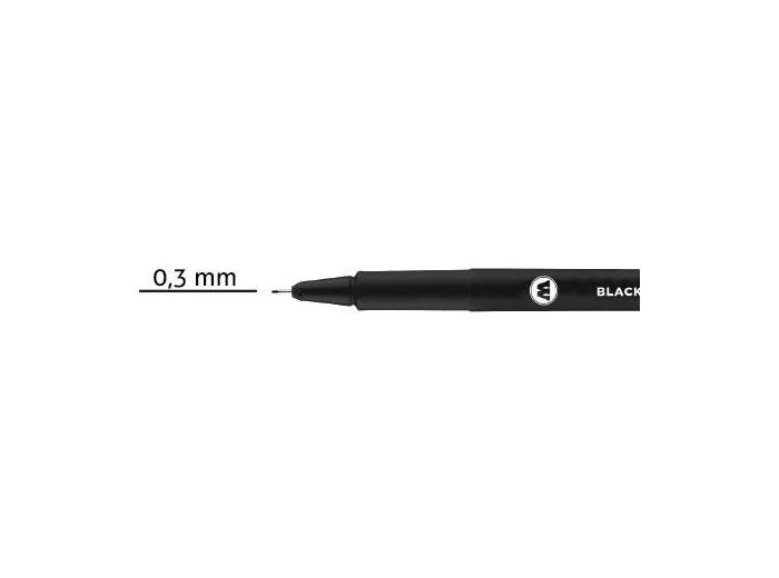Feutre fin noir Blackliner 0.3mm