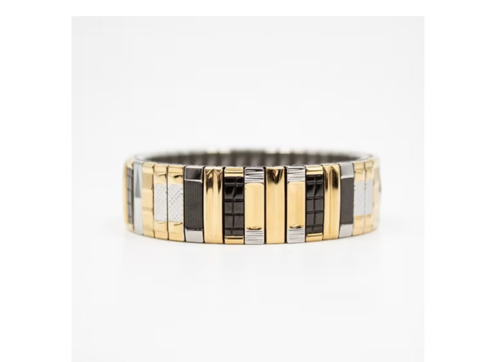 Bracelet SIG 14 - Gold Silver and Black
