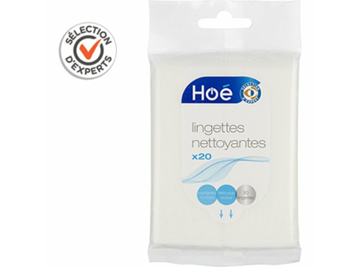 Lingettes nettoyantes tous types d'écran 20pièces