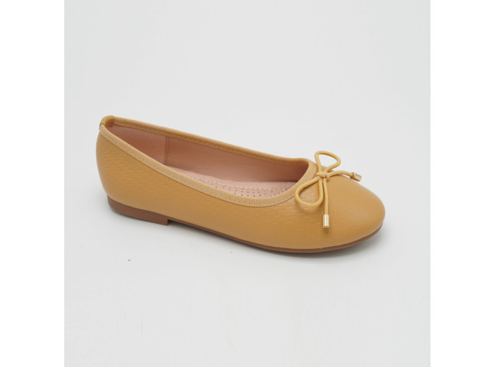 Ballerine junior fille camel