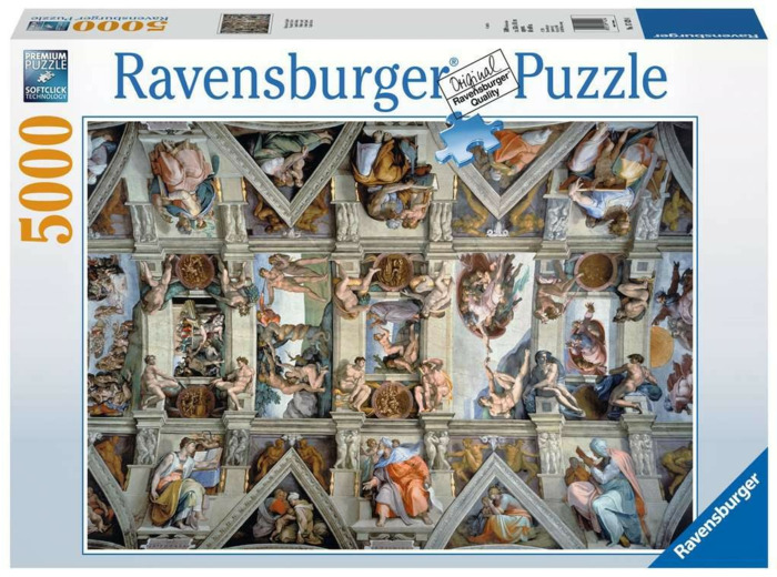 Ravensburger - Puzzle 5000 pièces - Chapelle Sixtine