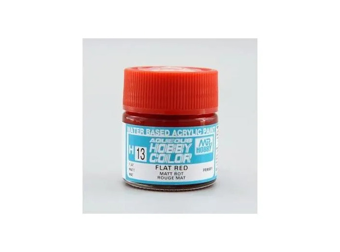 PEINTURE MAQUETTE MR HOBBY H013 ROUGE MAT 10ML