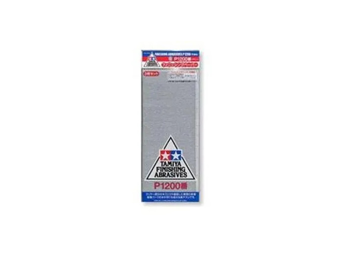 TAMIYA 87058 PAPIER ABRASIF DE FINITION P1200 (3 pcs.)