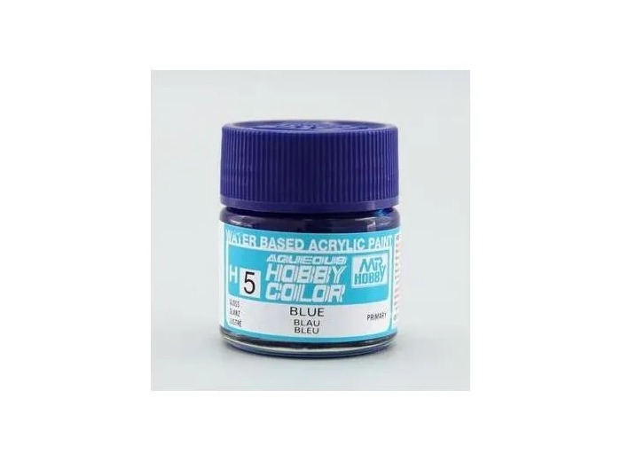 PEINTURE MAQUETTE MR HOBBY H005 BLEU BRILLANT 10ML