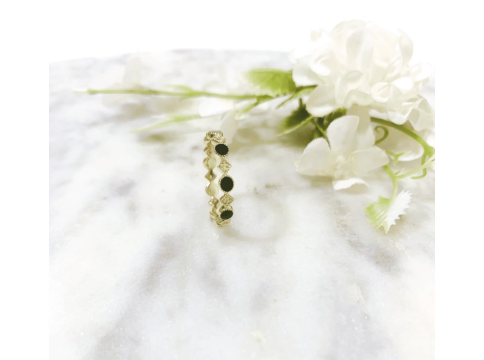 Bague Monaco - Noire