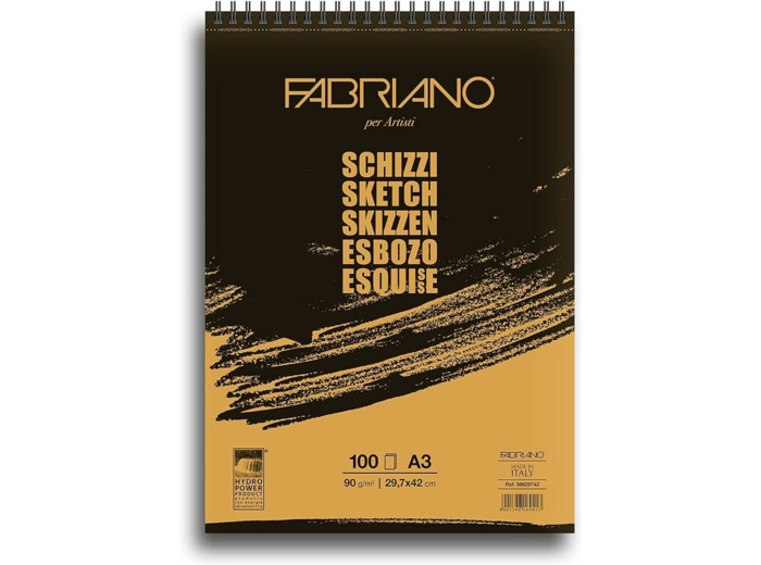 Bloc spirale sketch de Fabriano