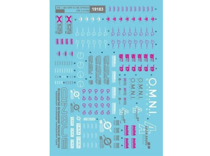 Water Decals PG GAT X-105