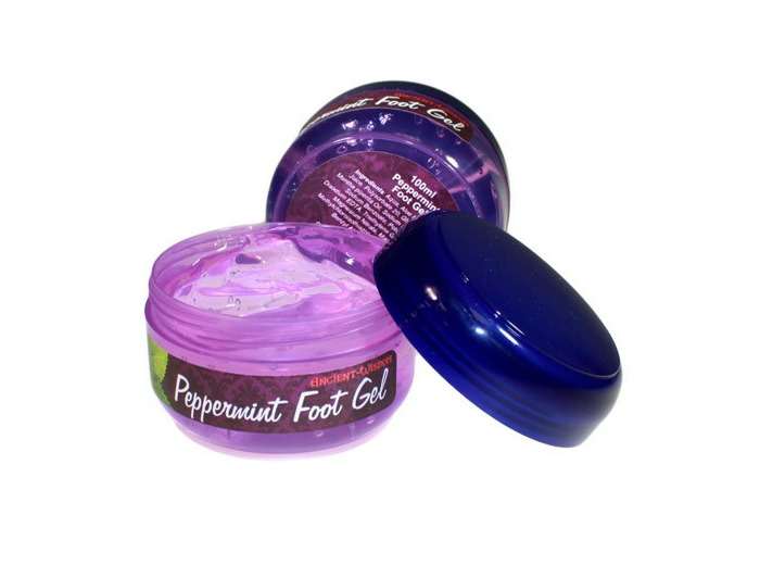 Gel pour les pieds à la menthe poivrée