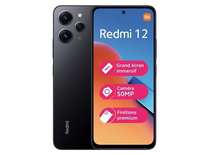 Smartphone redmi 12 128go noir