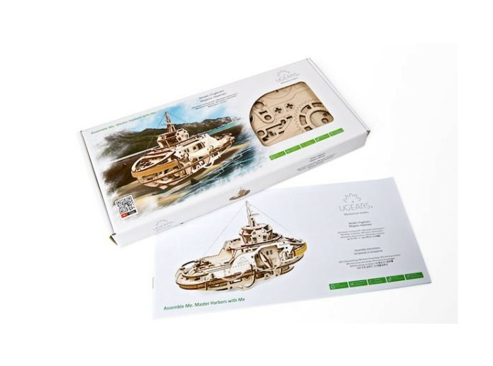 Remorqueur – Puzzle 3d en bois