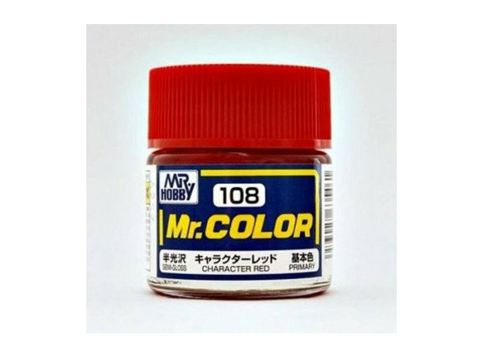 GUNZE C-108 MR. COLOR (10 ML) CHARACTER RED