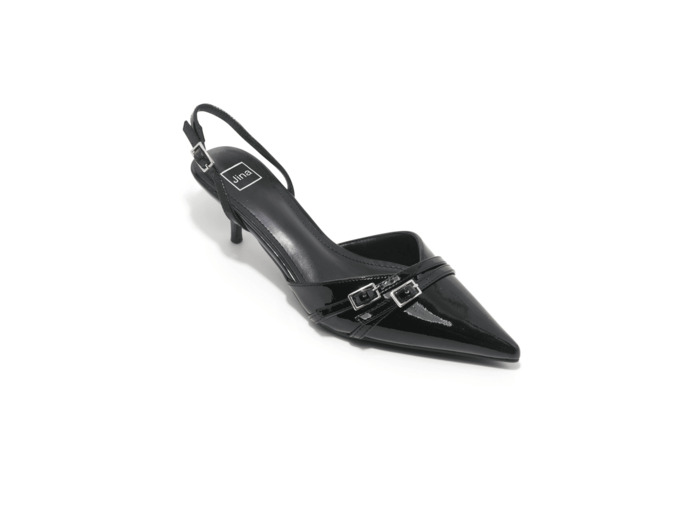 Escarpin ferme femme noir