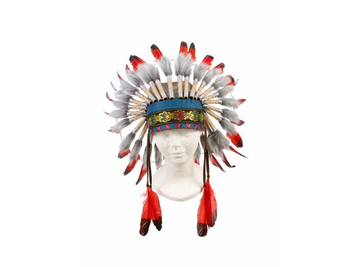 Ituha Chief Bandeau indien, réglable (1 pc) - Souza - 103404