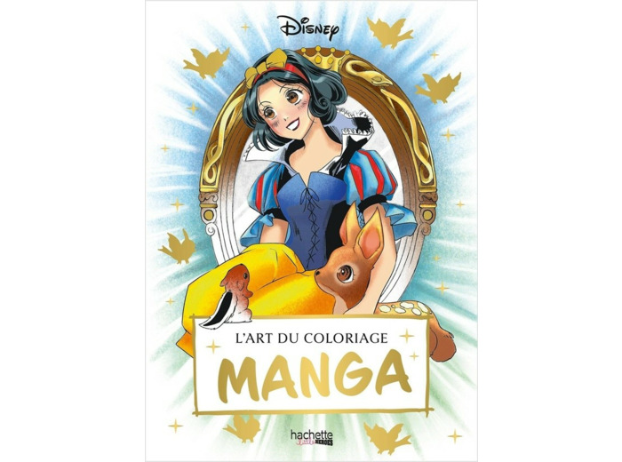Art thérapie : L'art du coloriage : Manga  Disney