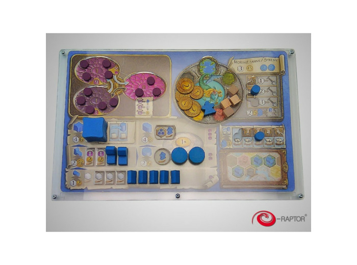 e-Raptor Organizer compatible with Terra Mystica