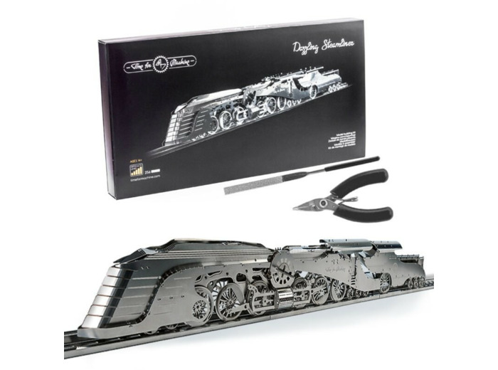 Dazzling Steamliner – Kit de construction mécanique en métal