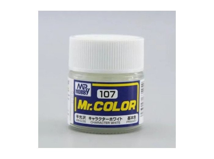 GUNZE C-107 MR. COLOR (10 ML) CHARACTER WHITE