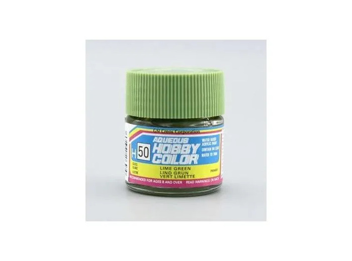PEINTURE MAQUETTE MR HOBBY H050 VERT TILLEUL BRILLANT 10ML