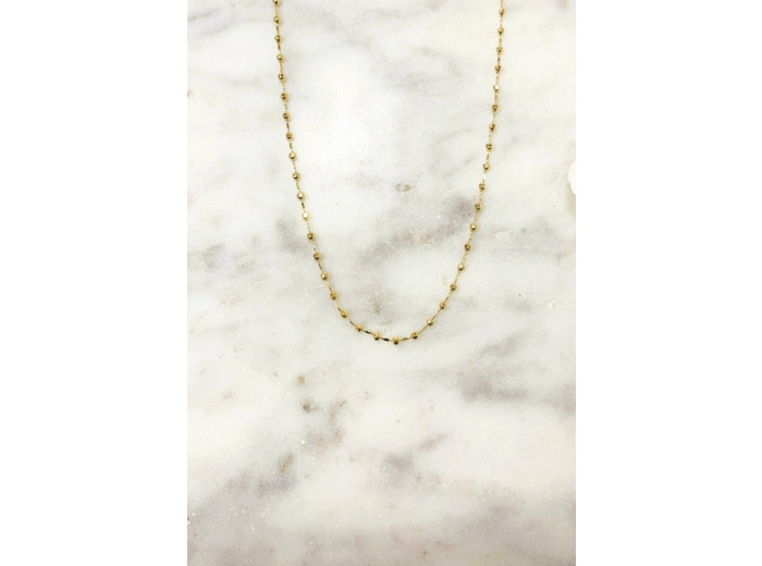 Collier boules - Plaqué Or