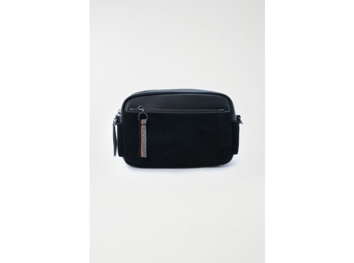 Sac à bandoulière avec suède